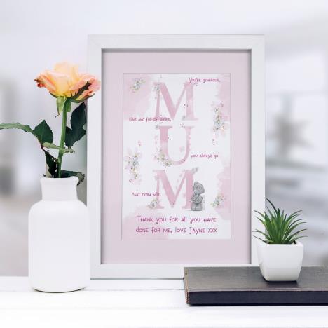 Personalised Me to You MUM A4 Framed Print Extra Image 1